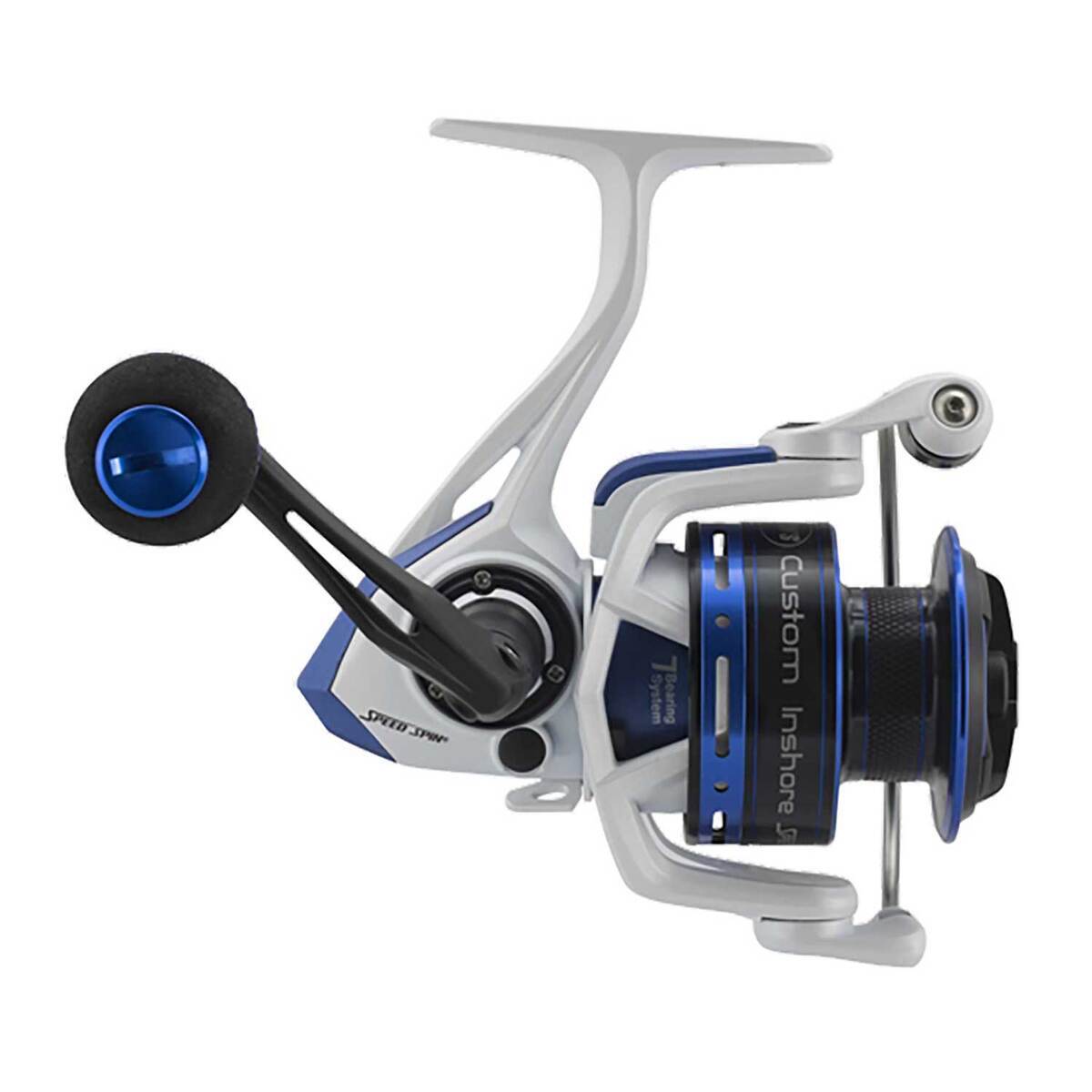 Lew's Custom Inshore Spinning Reel - Size 300 - White 300 Lew's Custom Inshore Spinning Reel - Size 300 - White 300