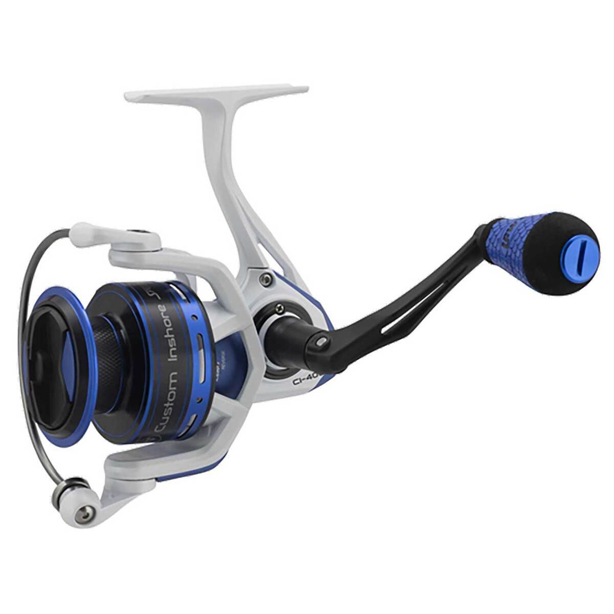 Lew's Custom Inshore Spinning Reel - Size 300 - White 300 Lew's Custom Inshore Spinning Reel - Size 300 - White 300
