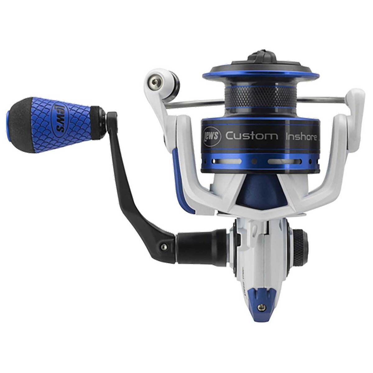 Lew's Custom Inshore Spinning Reel - Size 300 - White 300 Lew's Custom Inshore Spinning Reel - Size 300 - White 300