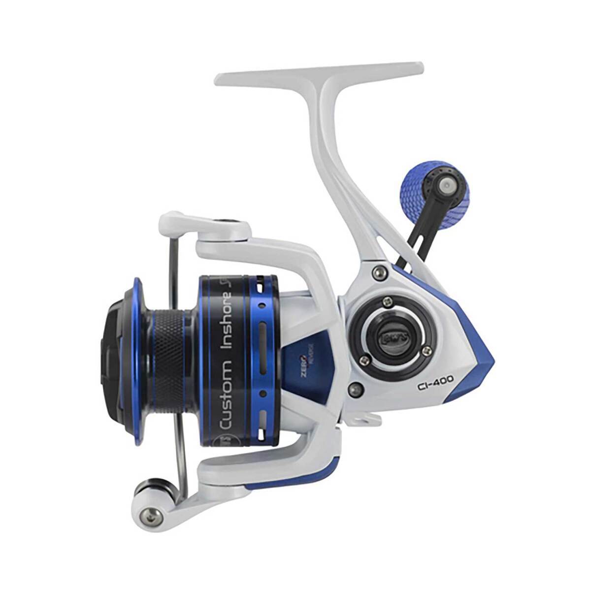 Lew's Custom Inshore Spinning Reel - Size 300 - White 300 Lew's Custom Inshore Spinning Reel - Size 300 - White 300