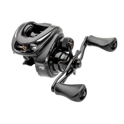 Lew’s Custom Baitcast Casting Reel – Black/Silver 30mm