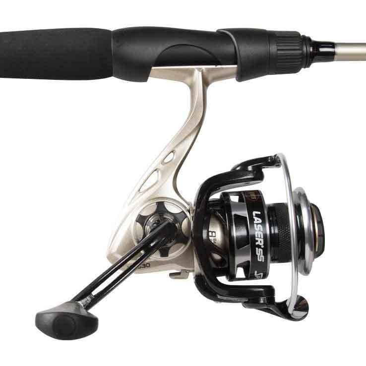Lew's Laser® SS Speed Spinning Combo - 6ft 6in, Medium, 2pc - White Lew's Laser® SS Speed Spinning Combo - 6ft 6in, Medium, 2pc - White