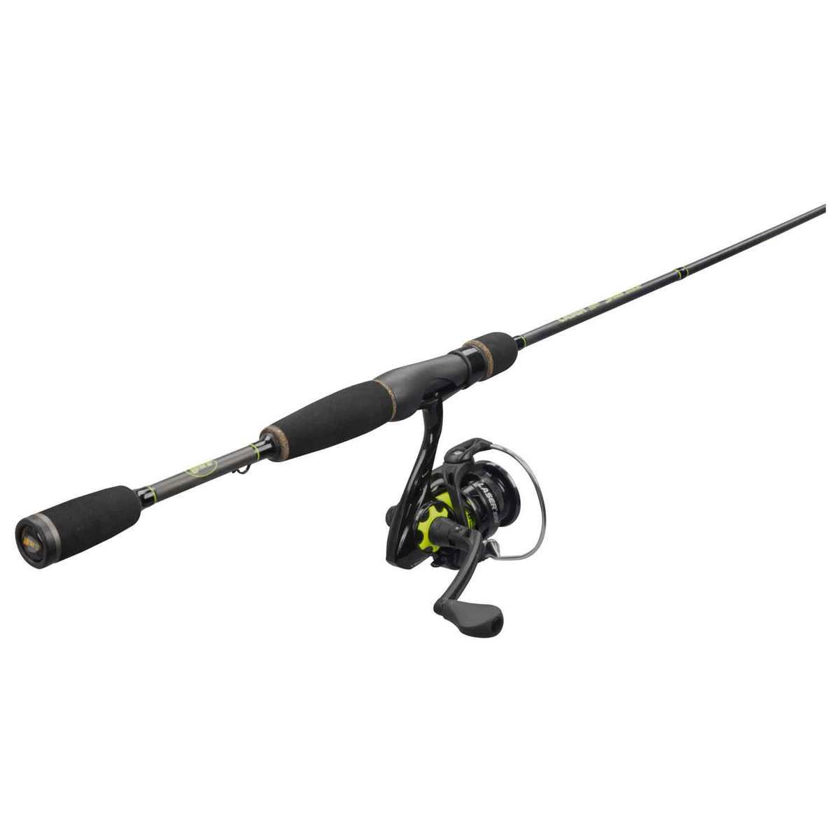 Lew's Laser SS Speed Spinning Rod and Reel Combo - 6ft 6in, Medium Light, 2pc - White Lew's Laser SS Speed Spinning Rod and Reel Combo - 6ft 6in, Medium Light, 2pc - White