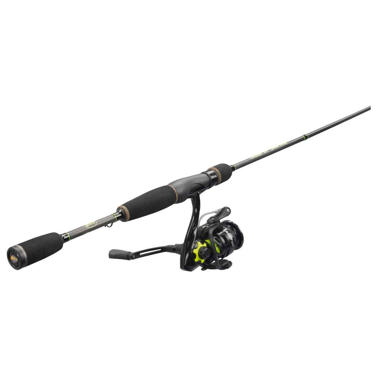 Lew's Laser SS Speed Spinning Rod and Reel Combo - 6ft 6in, Medium Light, 2pc - White Lew's Laser SS Speed Spinning Rod and Reel Combo - 6ft 6in, Medium Light, 2pc - White