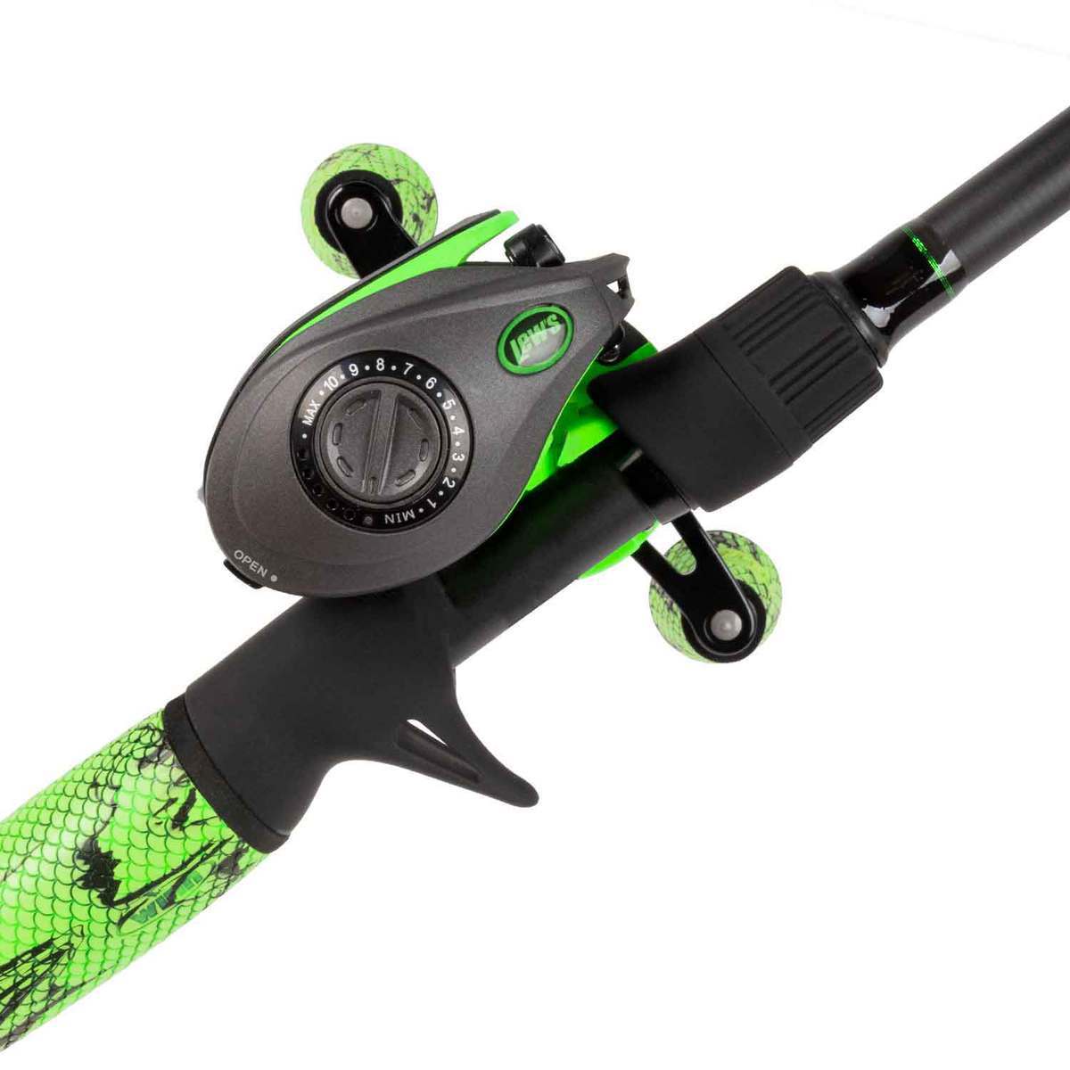 Lew's Mach 2 SLP Casting Combo - 7ft, Medium Heavy Power, 1pc - Green/Black Lew's Mach 2 SLP Casting Combo - 7ft, Medium Heavy Power, 1pc - Green/Black