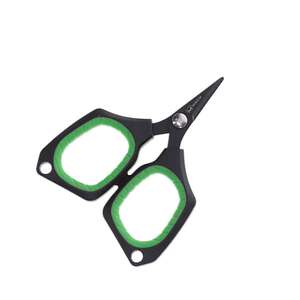 Lew's MACH Braid Fishing Scissors - Black/Green, 3in