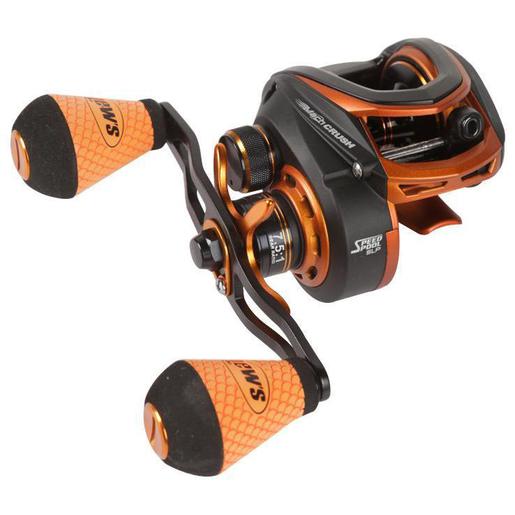 Lew’s Mach Crush Speed Spool Casting Reel – Orange 1