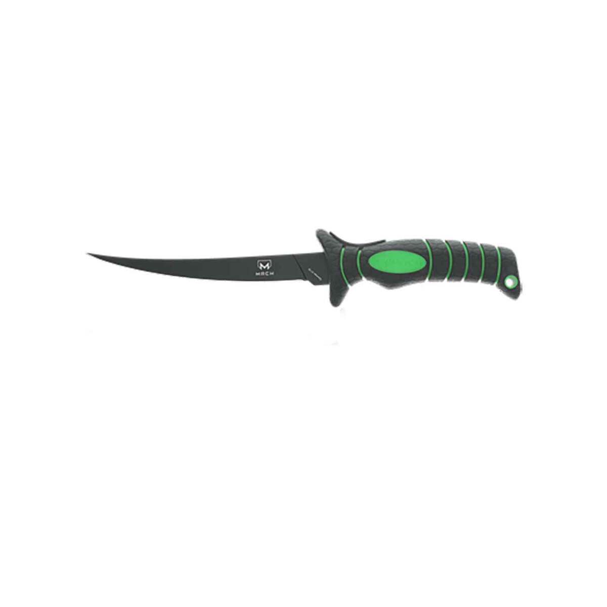 Lew's Mach Fillet Knife With Sheath - 11in - Black/Green Lew's Mach Fillet Knife With Sheath - 11in - Black/Green