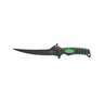 Lew's Mach Fillet Knife With Sheath - 11in - Black/Green