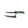 Lew's Mach Fillet Knife With Sheath - 11in - Black/Green