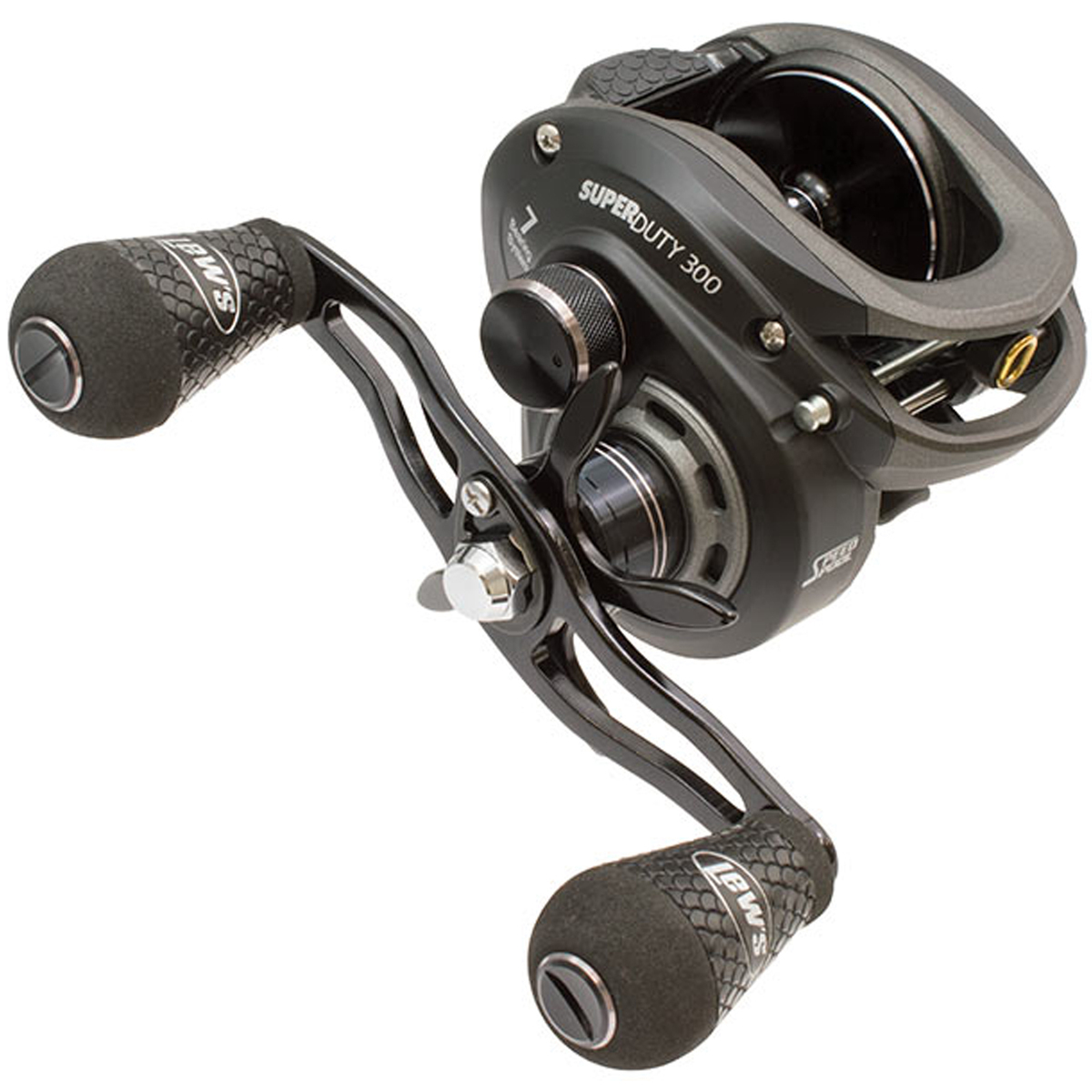 Lew's SuperDuty Speed Spool Low Profile Casting Reel - Size 300, Left Right Retrieve - 300 Lew's SuperDuty Speed Spool Low Profile Casting Reel - Size 300, Left Right Retrieve - 300