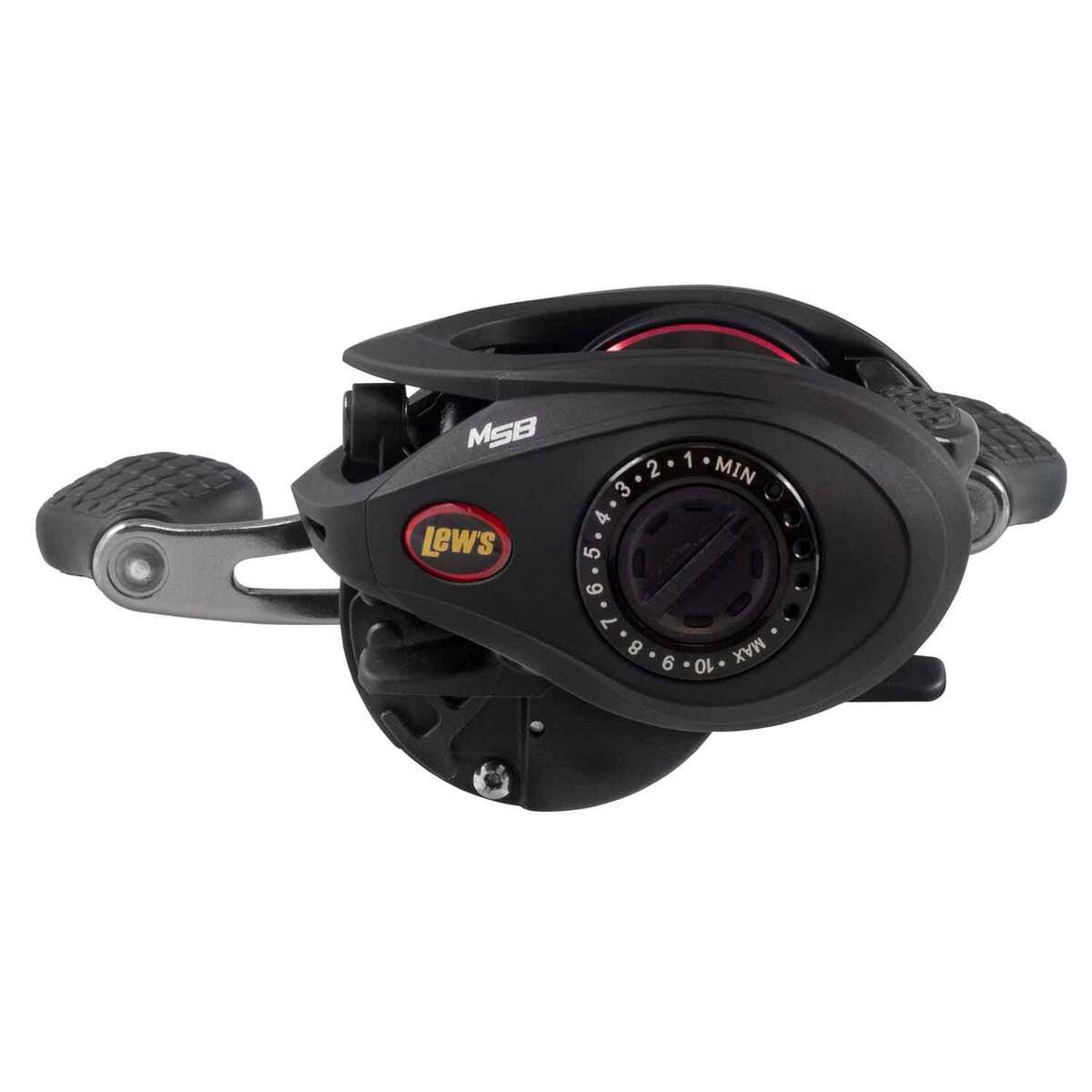 Lew's Tournament MP Speed Spool Low Profile Casting Reel - Right Retrieve - Red/Black LP Lew's Tournament MP Speed Spool Low Profile Casting Reel - Right Retrieve - Red/Black LP