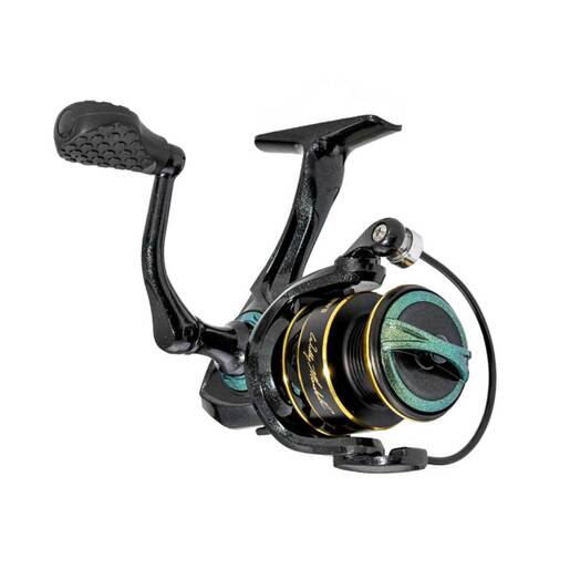 Lew’s Wally Marshall Signature Series Spinning Reel – Green/Gold 100