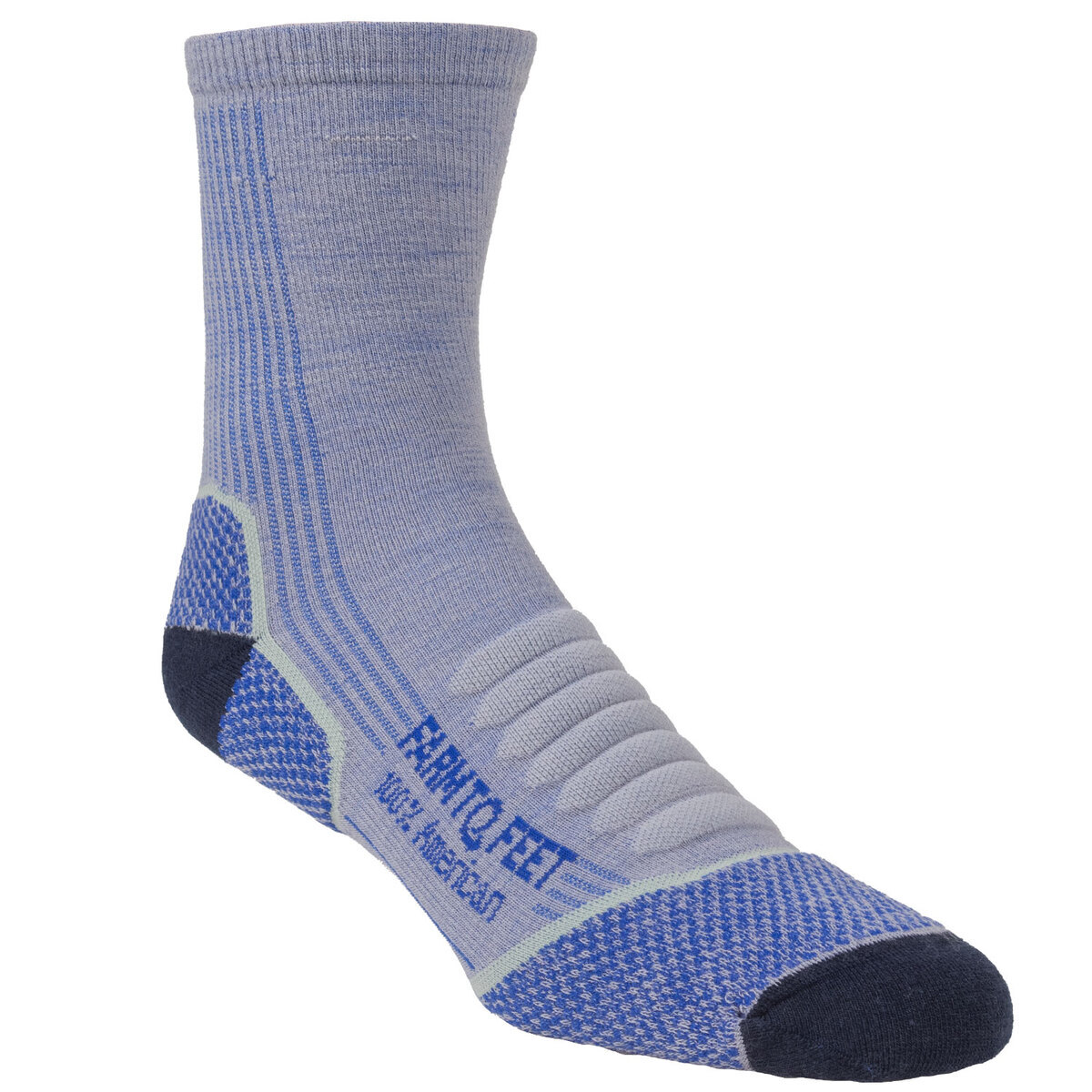 Farm To Feet Damascus Light Targeted Cushion 3/4 Crew Hiking Socks Farm To Feet Damascus Light Targeted Cushion 3/4 Crew Hiking Socks