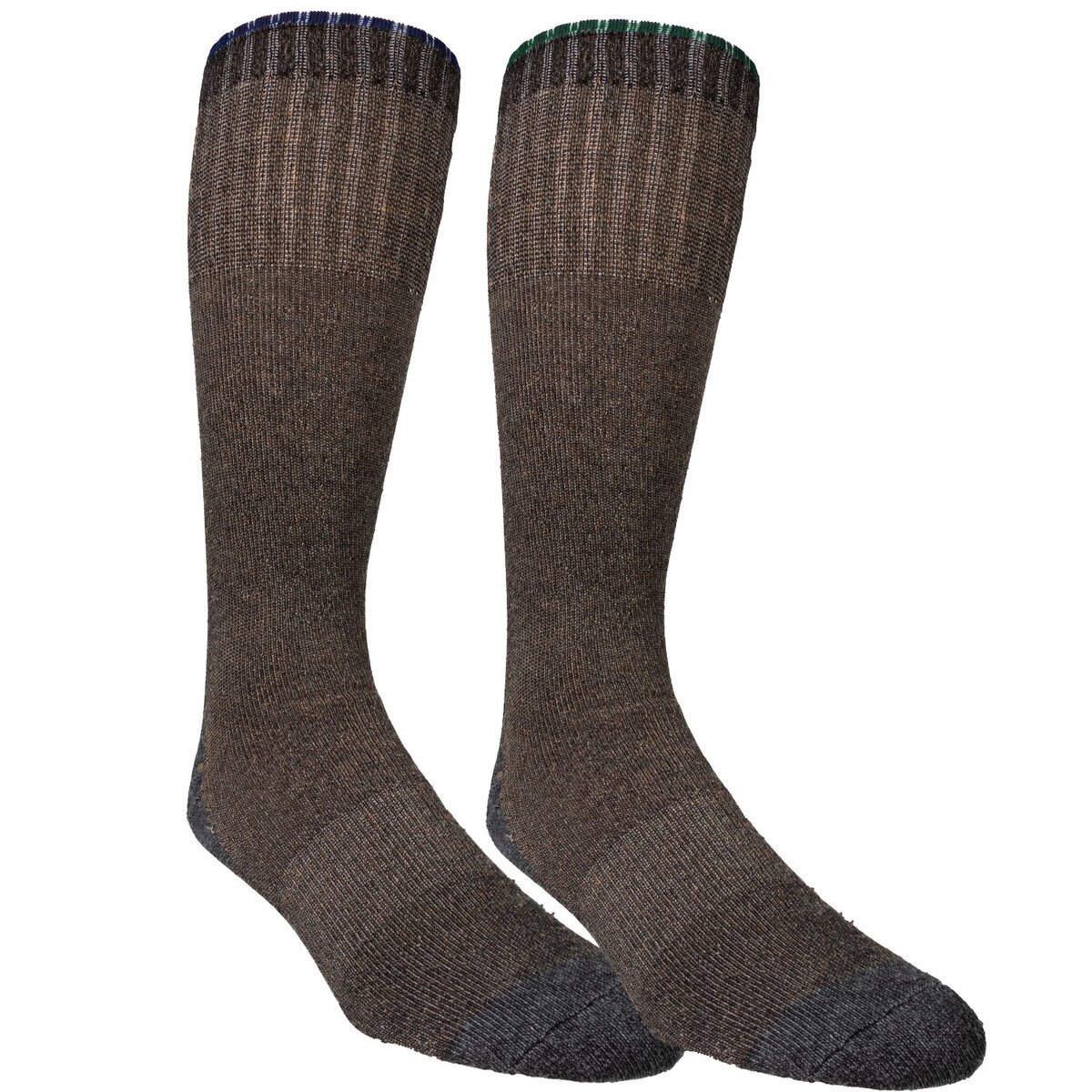Realtree Men's Merino Midweight 2 Pack Hunting Socks - Brown - L - Brown L Realtree Men's Merino Midweight 2 Pack Hunting Socks - Brown - L - Brown L