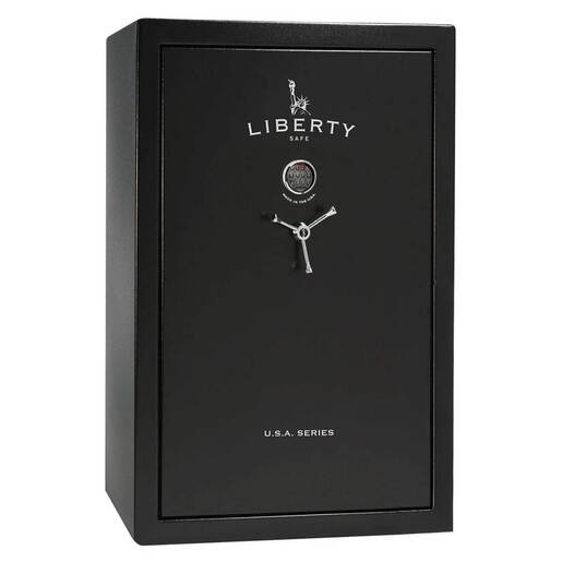 Liberty Safes USA 48 Gun Safe – Textured Black – Textured Black