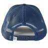 Life Is Good Men's Mountain Patch Hard Mesh Back Trucker Hat - Darkest Blue - Darkest Blue One Size Fits Most