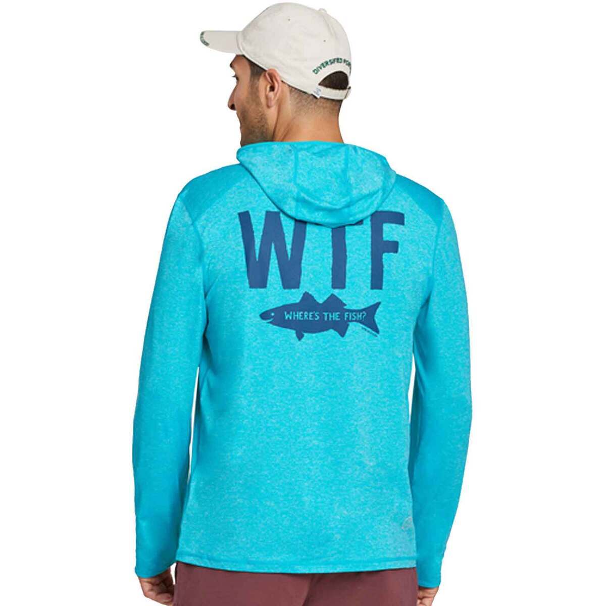 Life Is Good Men's WTF Active Long Sleeve Fishing Hoodie Life Is Good Men's WTF Active Long Sleeve Fishing Hoodie