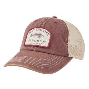 Life Is Good Fish Be With You Old Favorite Adjustable Hat