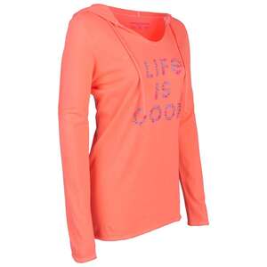 Life Is Good Women's Floral Stack Crusher-Lite Long Sleeve Casual Hoodie