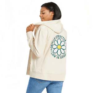 Life Is Good Women's Positive Lifestyle Daisy Casual Hoodie