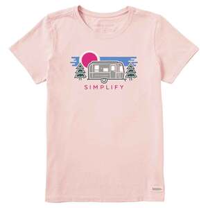 Life Is Good Women's Simplify Camper Short Sleeve Casual Shirt Life Is Good Women's Simplify Camper Short Sleeve Casual Shirt