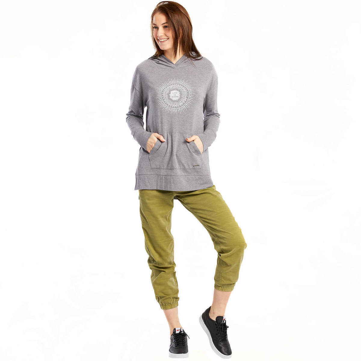 Life Is Good Women's Supreme Blend Casual Hoodie Life Is Good Women's Supreme Blend Casual Hoodie