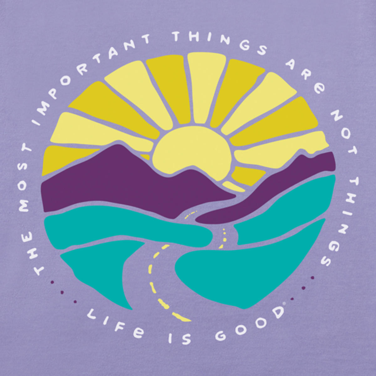 Life Is Good Women's Trippy Trip High-Low Crusher Tank Life Is Good Women's Trippy Trip High-Low Crusher Tank