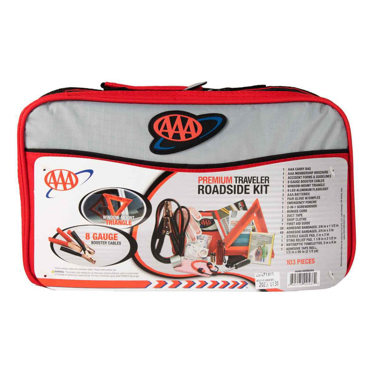 Lifeline Premium Traveler Roadside Kit Lifeline Premium Traveler Roadside Kit