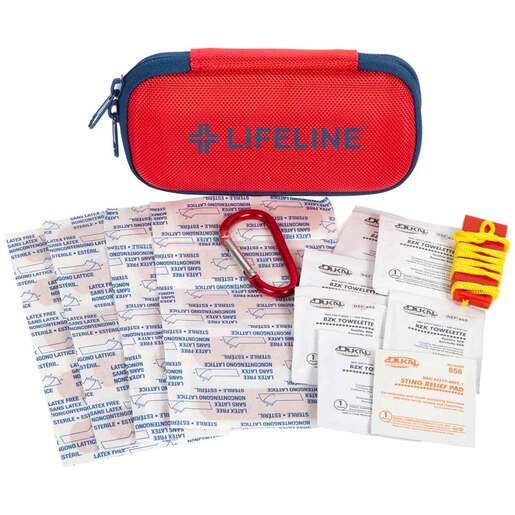 Lifeline Small First Aid Kit - 30 Pieces - Red