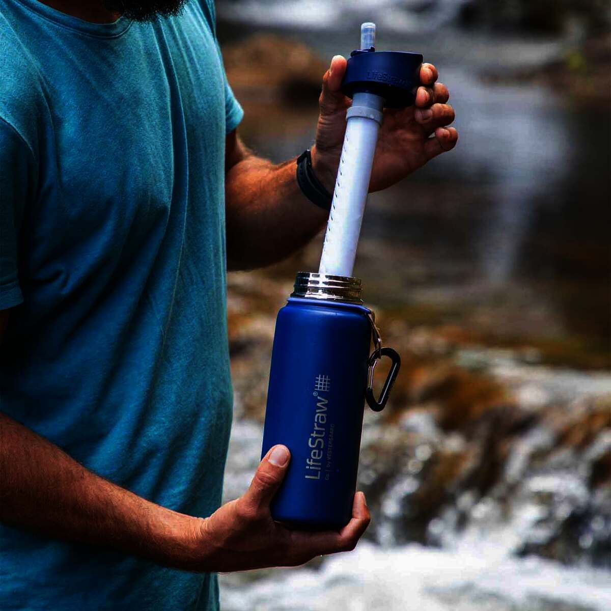 LifeStraw Go 24oz Stainless Steel Water Filter Bottle LifeStraw Go 24oz Stainless Steel Water Filter Bottle