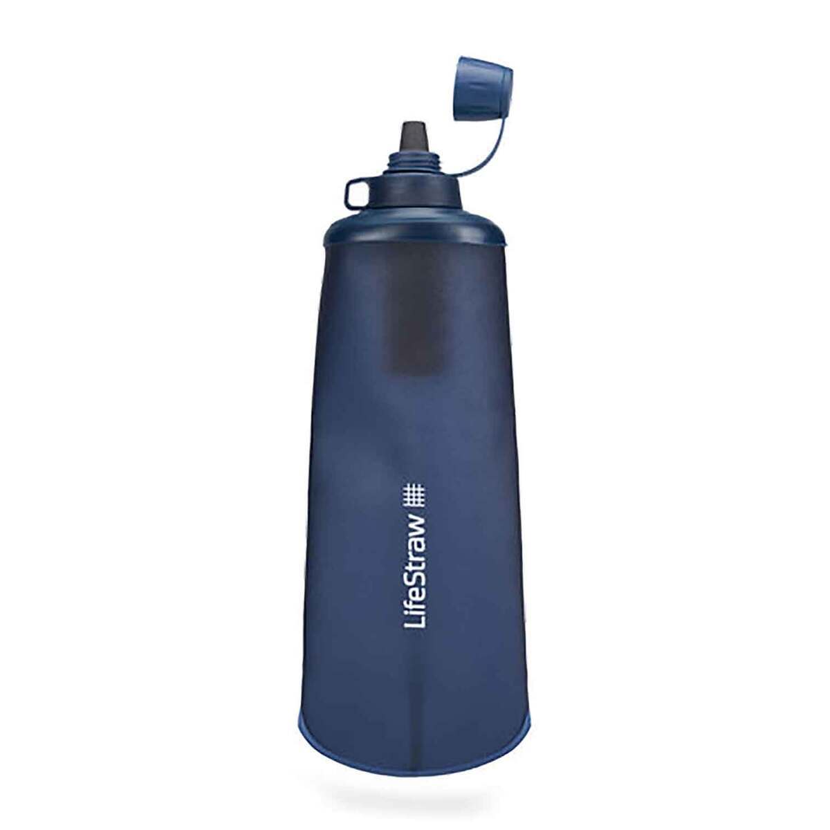 Lifestraw Peak Series Collapsible Squeeze 1L Water Bottle With Filter