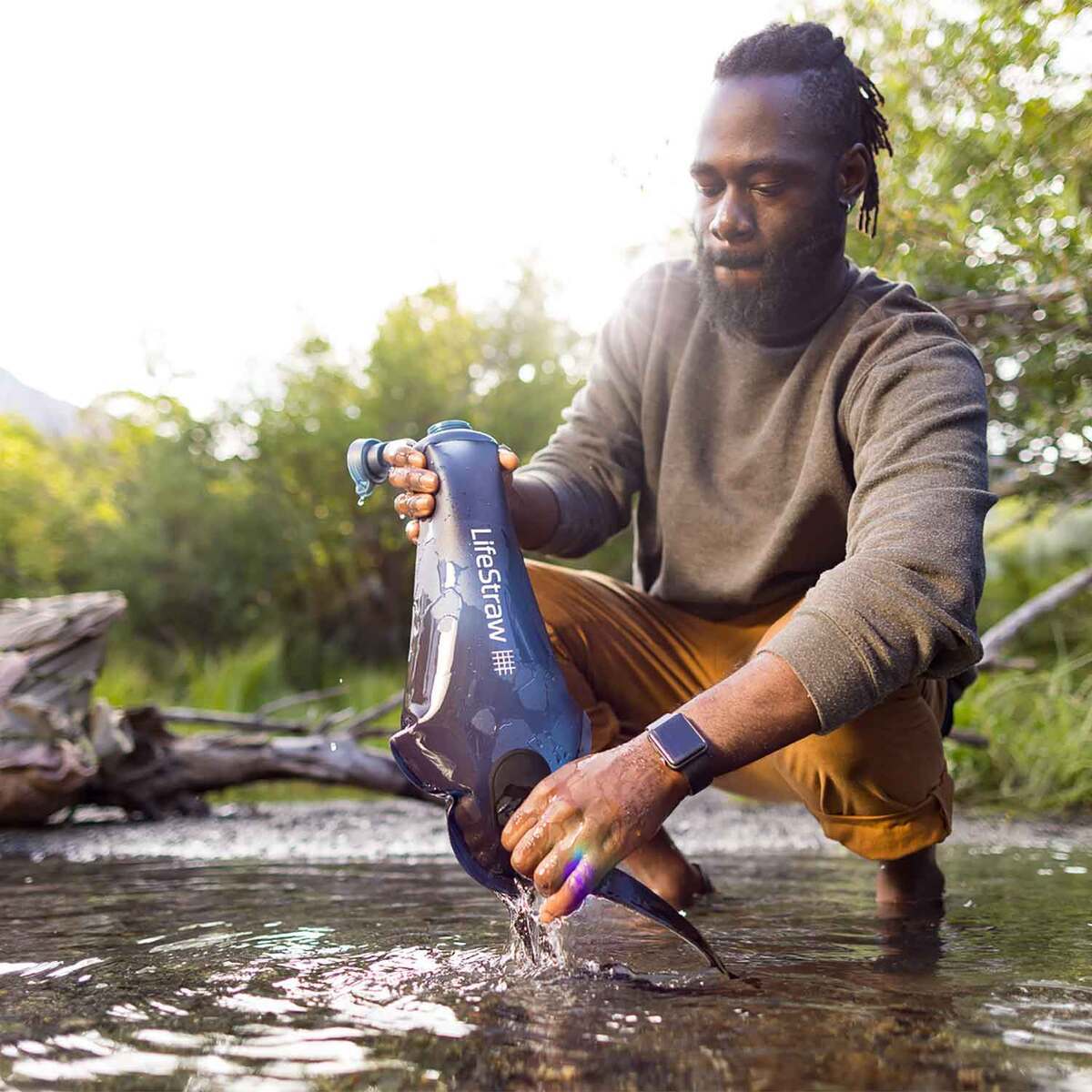 LifeStraw Peak Series Gravity Water Filter - Dusty Mountain Blue LifeStraw Peak Series Gravity Water Filter - Dusty Mountain Blue