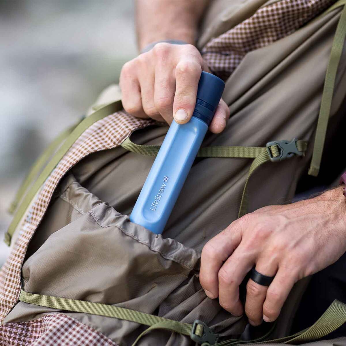 LifeStraw Peak Series Personal Straw Water Filter - Dusty Mountain Blue LifeStraw Peak Series Personal Straw Water Filter - Dusty Mountain Blue