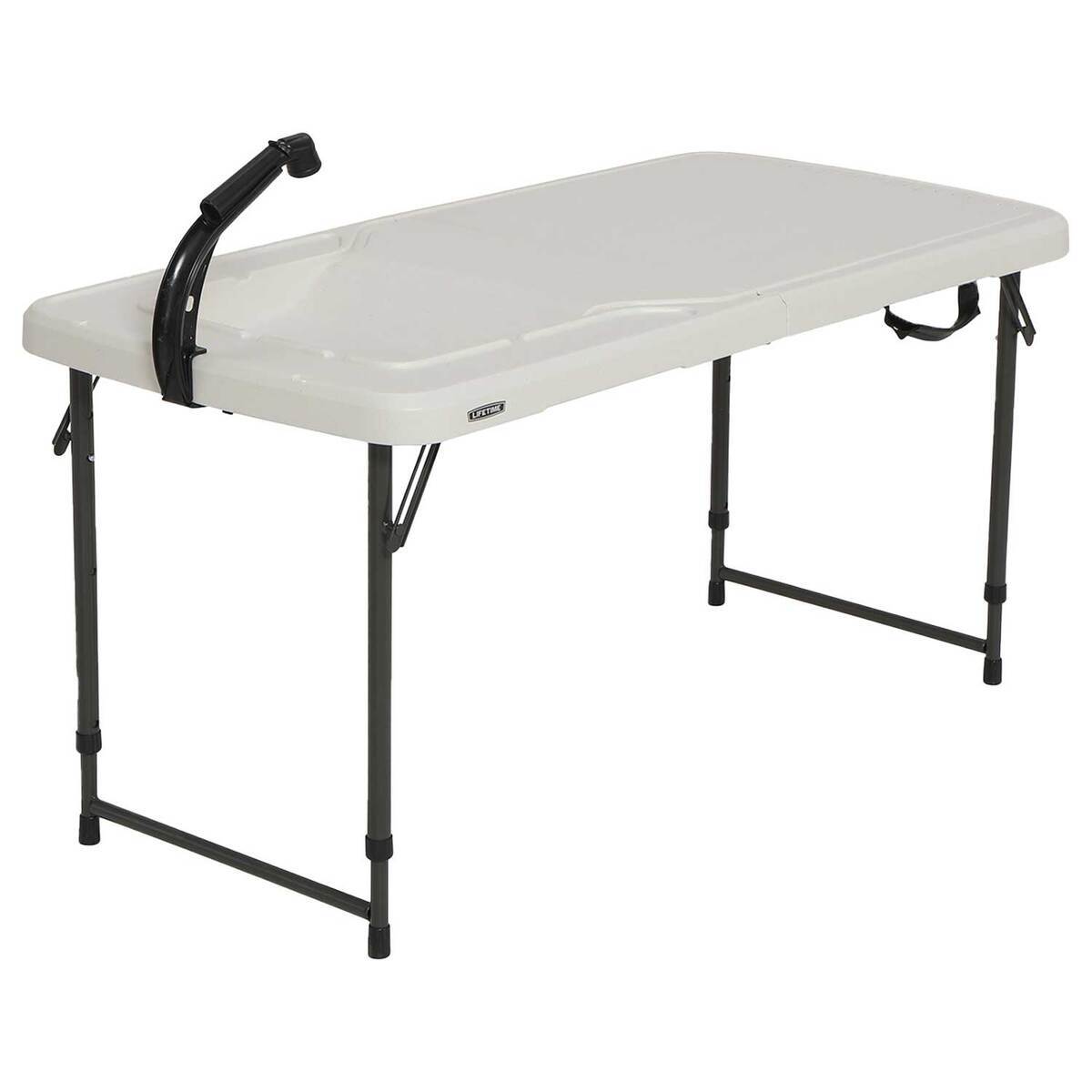 Lifetime 4-Foot Fillet Table - Almond/Bronze Sand Lifetime 4-Foot Fillet Table - Almond/Bronze Sand