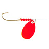 Lindy Little Joe Red Devil Spinner Lure Rig - Fluorescent Red, Sz 4 Hook/Sz 3 Blade, 36in - Fluorescent Red Sz 4 Hook/Sz 3 Blade