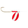 Lindy Little Joe Red Devil Spinner Lure Rig - Red/White, Sz 4 Hook/Sz 3 Blade, 36in - Red/White Sz 4 Hook/Sz 3 Blade