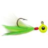 Lindy Little Nipper Feather Jig - Chartreuse/Lime, 1/16oz, 2pk - Chartreuse/Lime