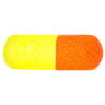 Lindy Snell Floats Lure Component - Orange/Yellow - Orange/Yellow