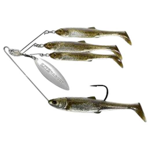 Live Target Baitball Spinner Rig - Lime Chartreuse/Gold 3/0