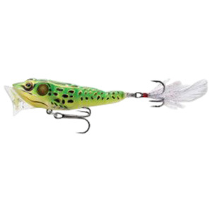Live Target Frog Walking Bait Hard Body Frog - Florescent Green/Yellow, 5/8oz, 4-1/8in