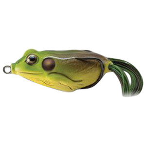 Live Target Hollow Body Frog Soft Hollow Body Frog - Green/Yellow, 5/8oz, 2-1/4in