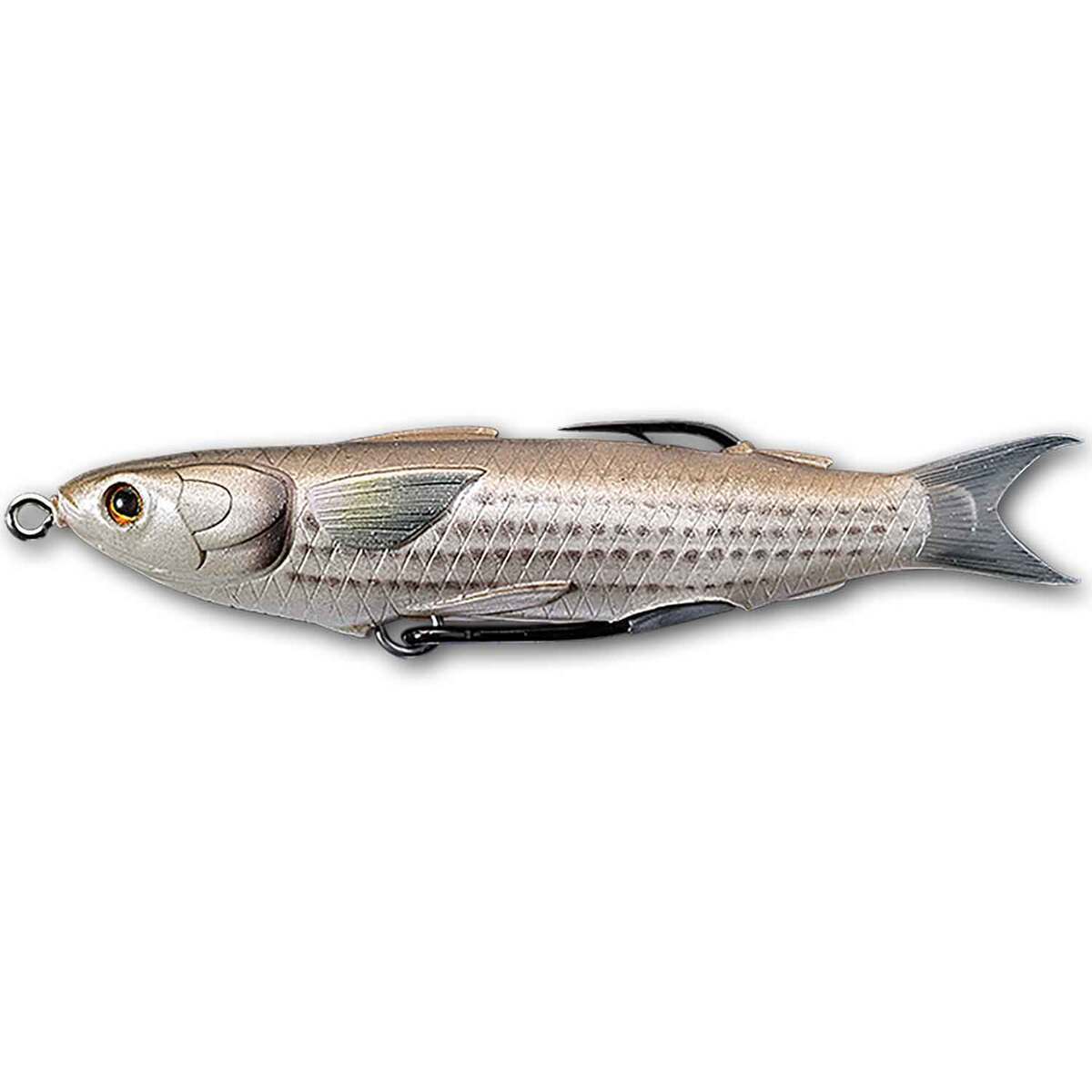 Live Target Hollow Body Mullet Topwater Soft Bait Live Target Hollow Body Mullet Topwater Soft Bait