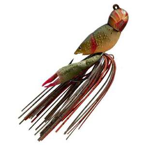 LIVETARGET Hollow Body Craw Soft Craw Bait - Brown/Red, 1-1/2in, 3/8oz