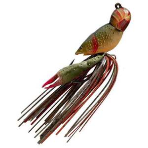 LIVETARGET Hollow Body Craw Soft Craw Bait - Brown/Red, 1-3/4in, 1/2oz