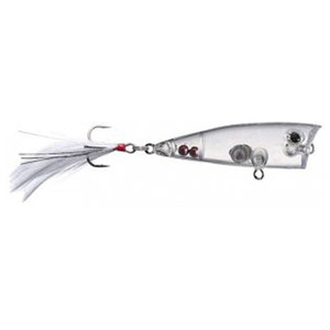 Lobina Lures Rio Rico Popper Topwater Bait - Holographic Shad, 7/16oz, 2-7/8in