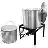 LoCo Cookers 100 QT Boiling Kit - Black / Silver