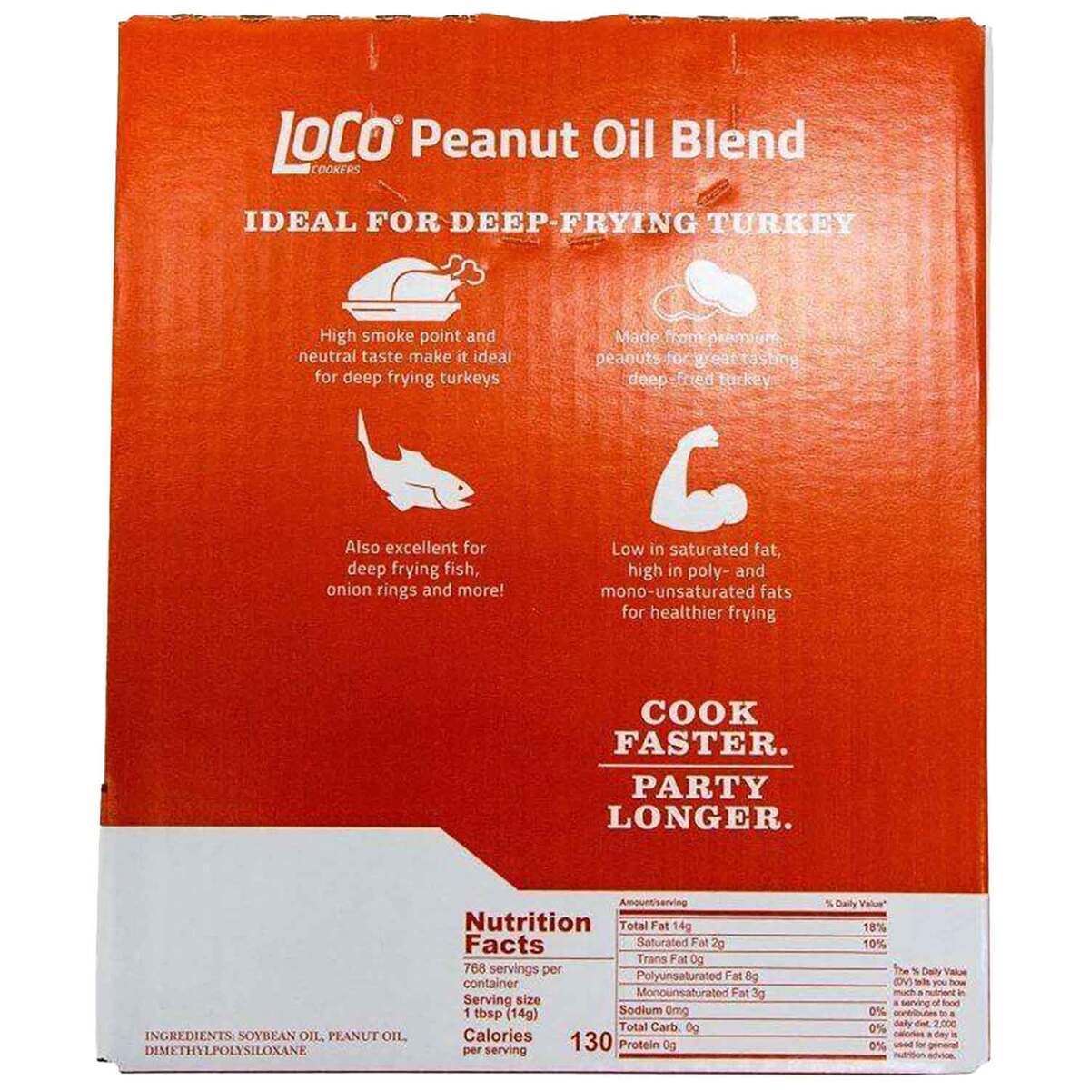 LoCo Cookers Blended Peanut Oil - 3 Gallons - Yellow LoCo Cookers Blended Peanut Oil - 3 Gallons - Yellow