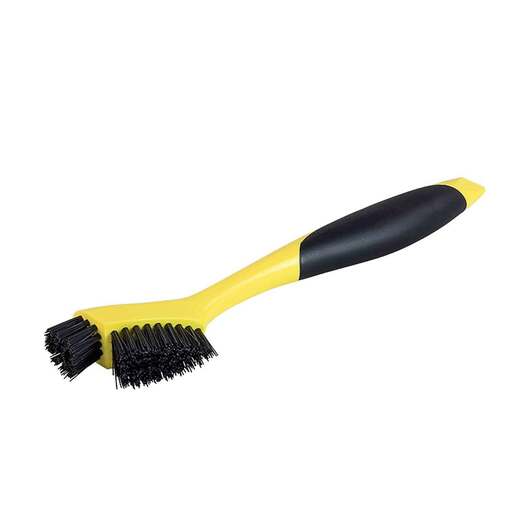Lodge Cast Iron Corner and Groove Brush - Yellow
