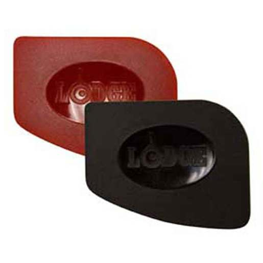 Lodge Cast Iron Pan Scraper 2 Pack - Red & Black